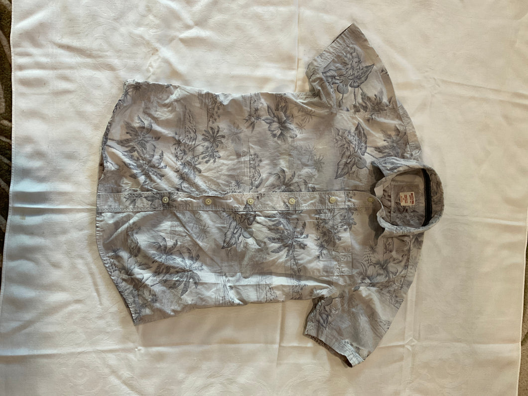 Mossimo sl but dw grey trop print - size Mens S