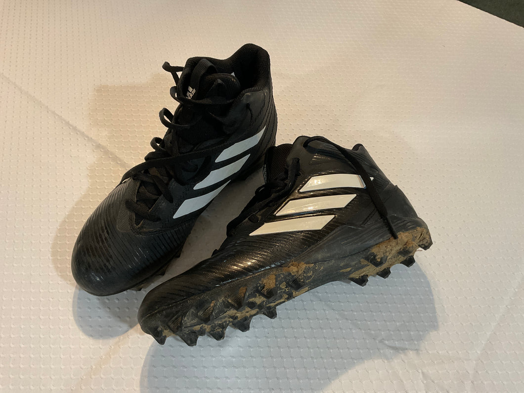 Adidas high top cleats Blk & wht - size Shoes-Baby 0-2