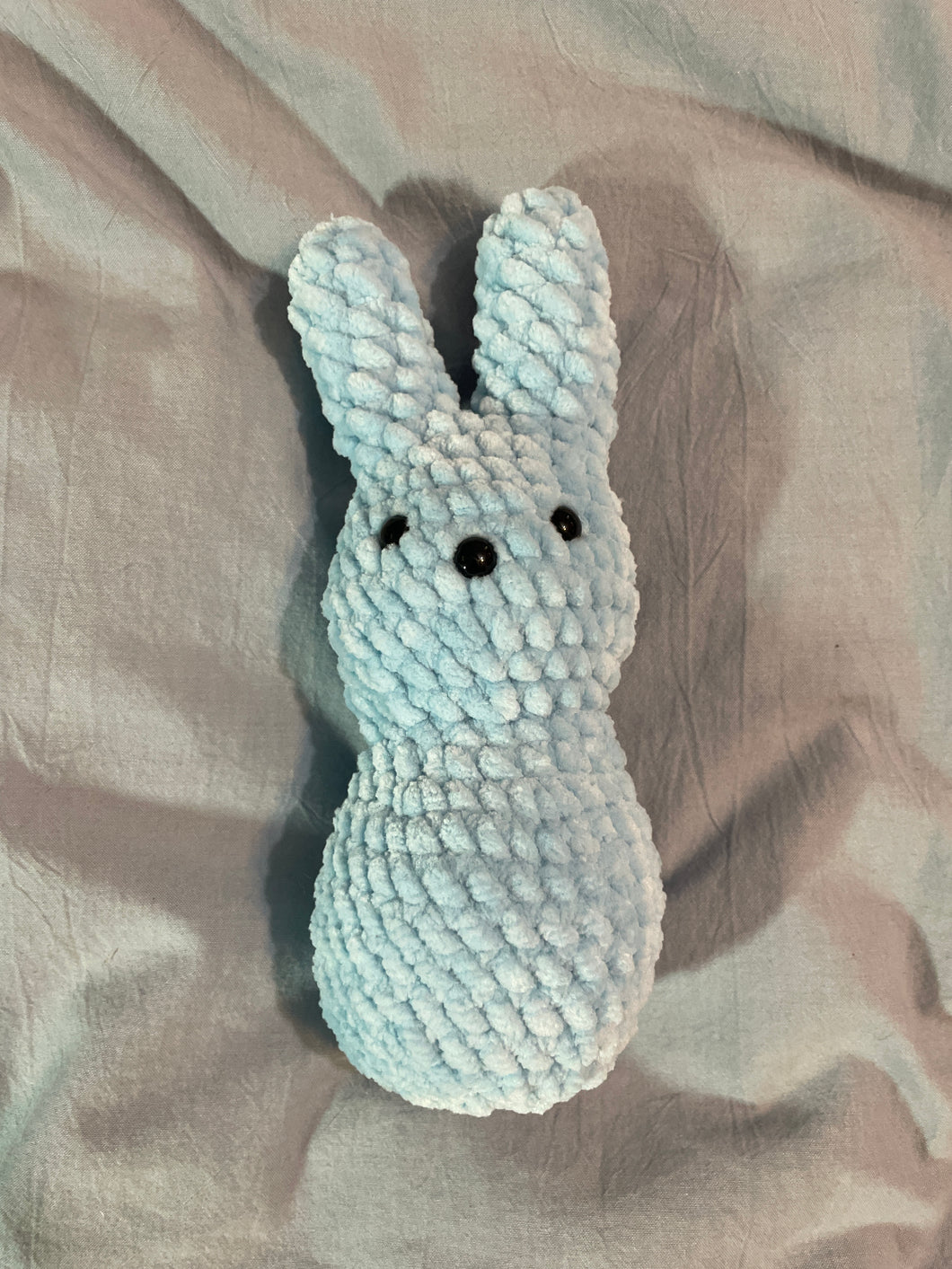 NEW crochet peep Blue 9