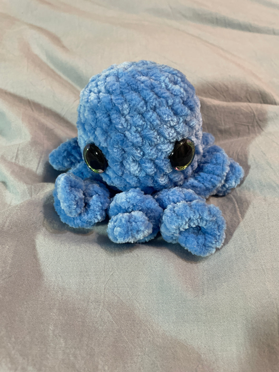 NEW crochet octopus Blue 4