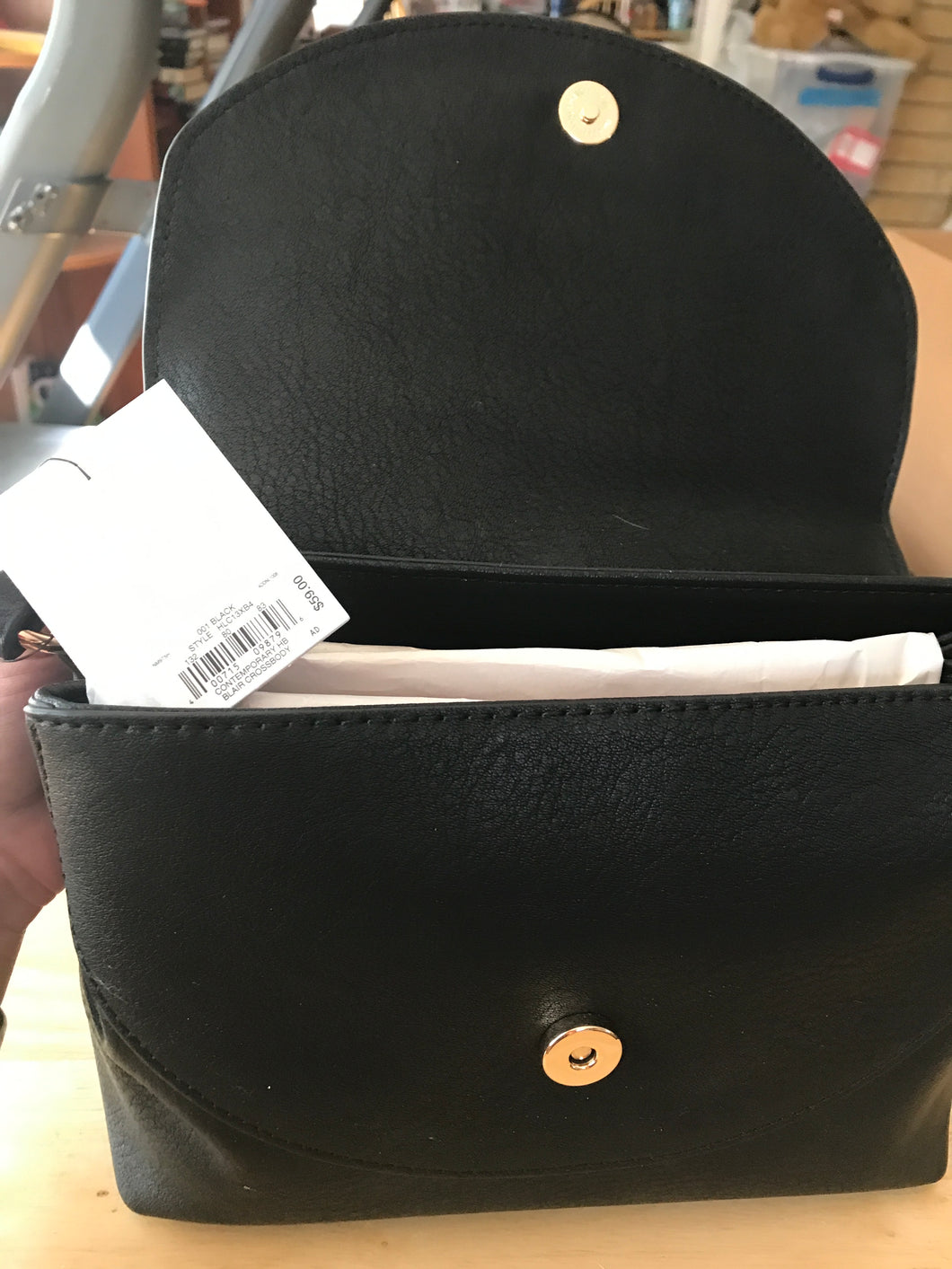 NEW!! Black contemporary Blair crossbody purse