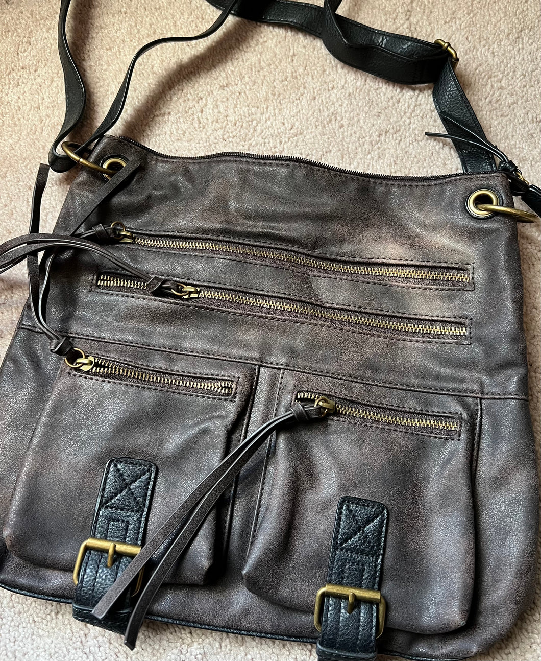 BROWN PURSE - LARGE