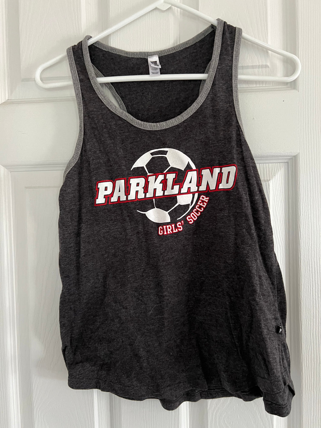PENNANT TANK TOP GRAY-PARKLAND GIRLS - size Women S (4-6)