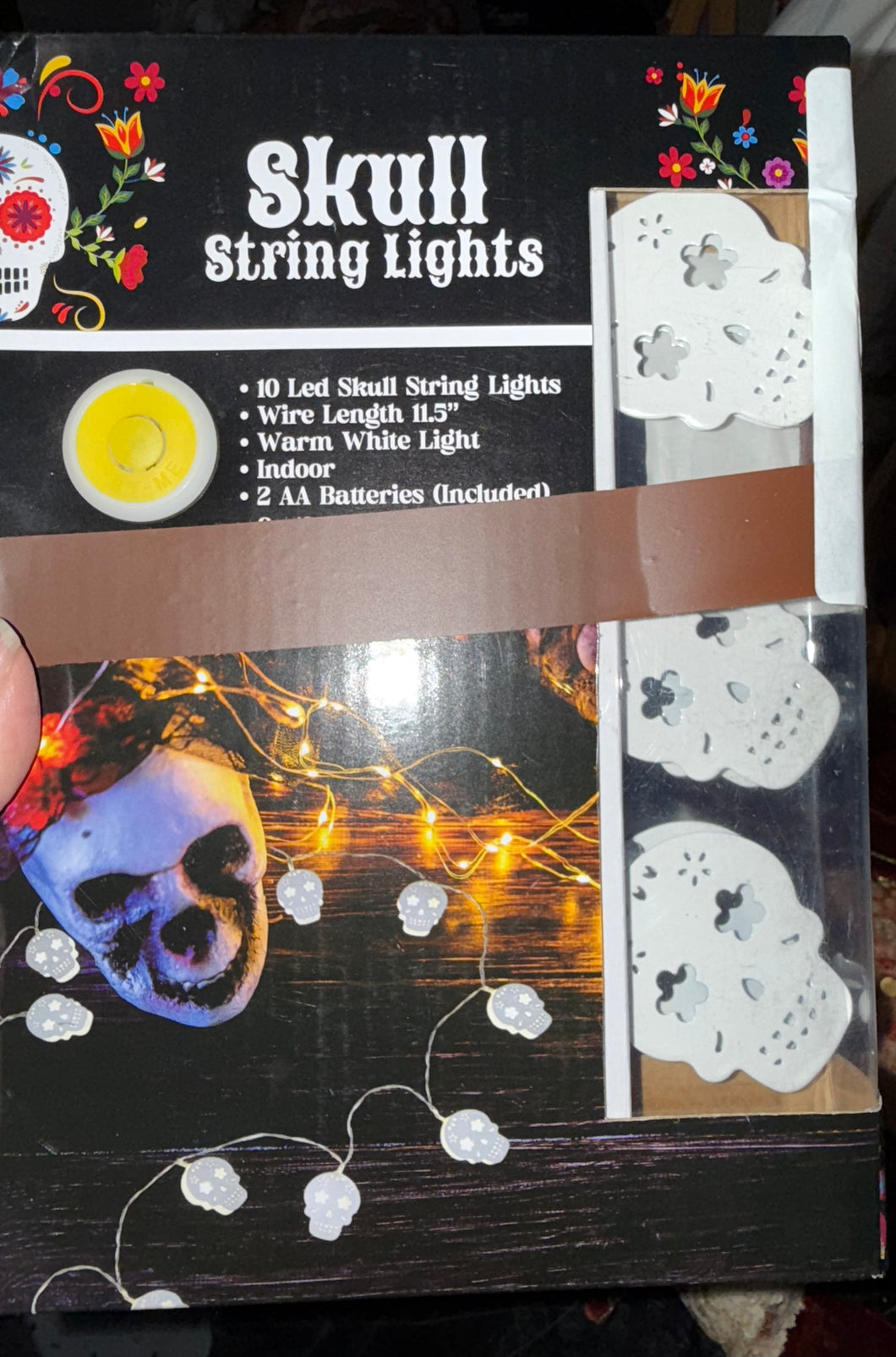New! Skull String Lights