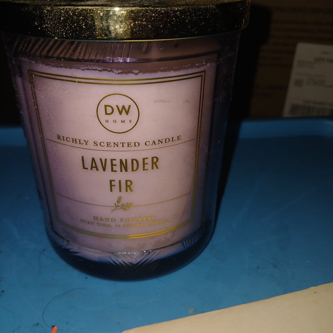NEW LAVENDER  FIR CANDLE 14.8 OZ