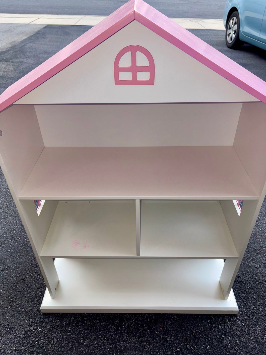 Wood Dollhouse Bookcase 3 tier - 36Lx12Wx42H