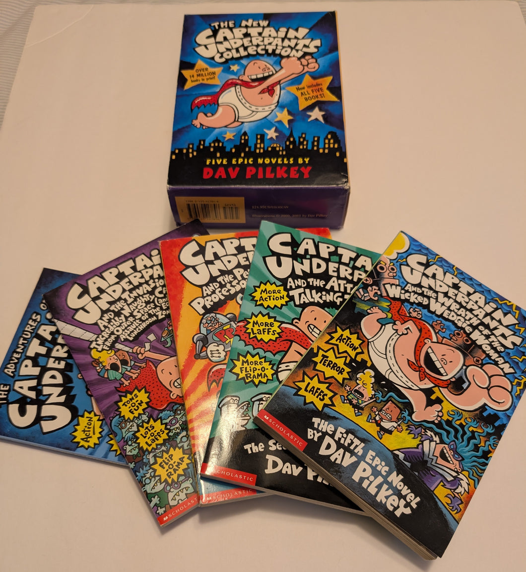 Captain Underpants Collection 5 books