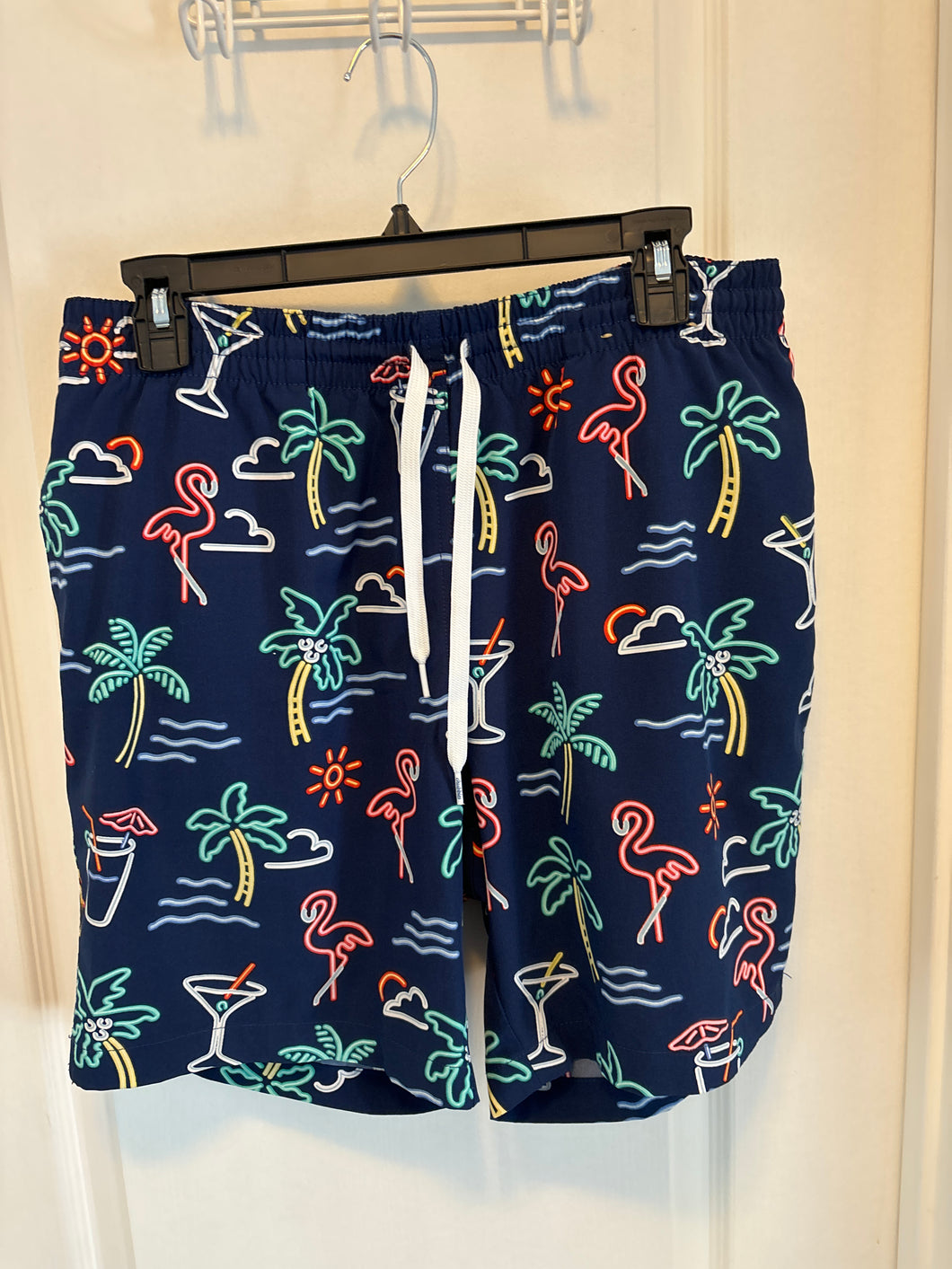 Chubbies Navy flamingo - size Mens M