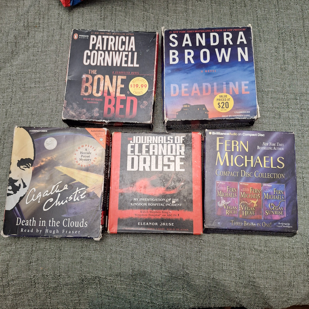 4 AUDIOBOOK CHRISTIE MICHAELS BROWN DRUSE