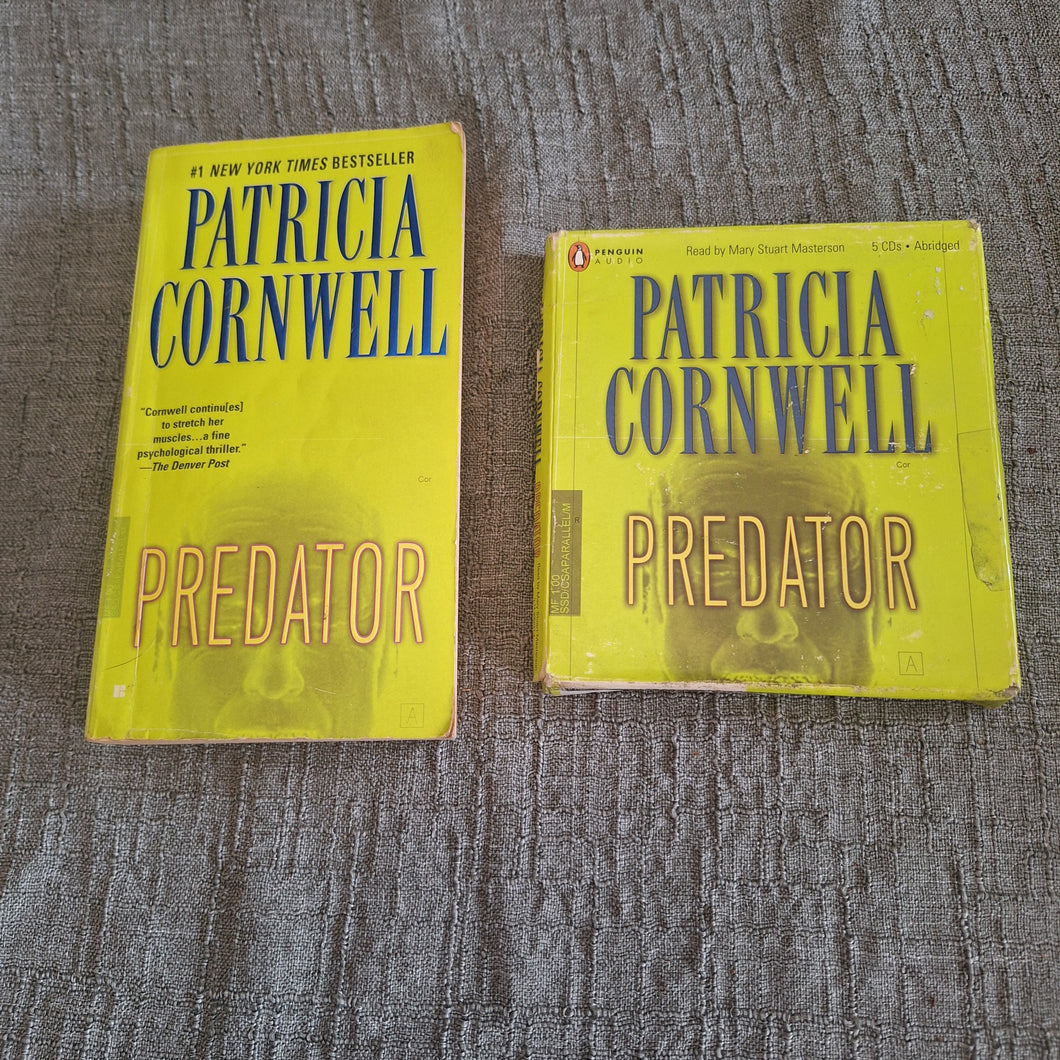PATRICIA CORNWELL PREDATOR BOOK & CD