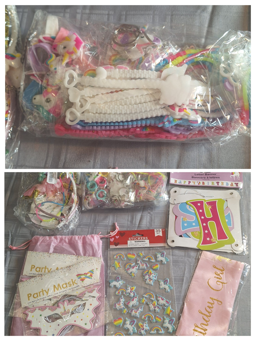 UNICORN PARTY LOT NEW NEVER USED TONS OF