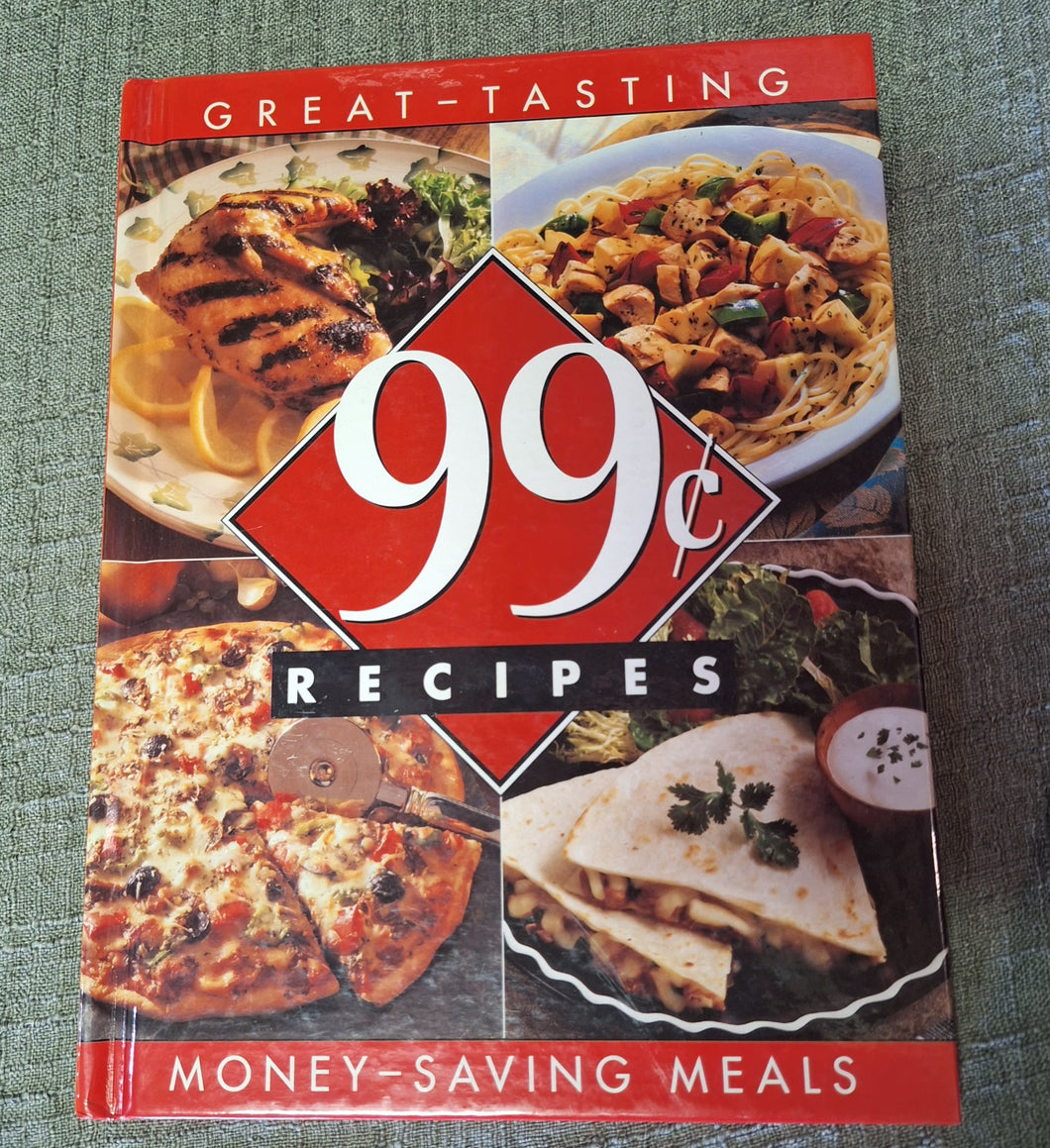 99 CENT RECIPES HARDCOVE BOOK SOFTCOVER