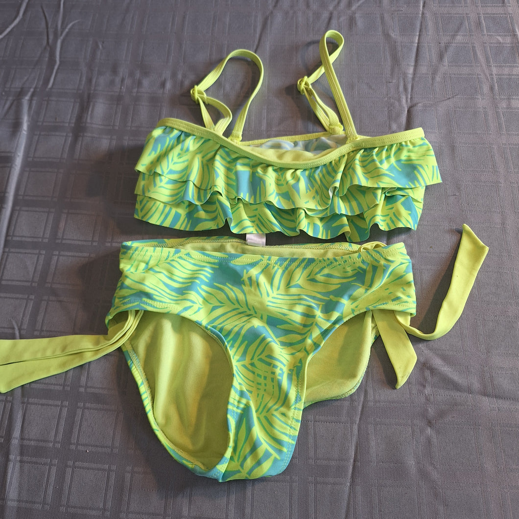 JUSTICE BIKINI GREEN BLUE - size Kids 8