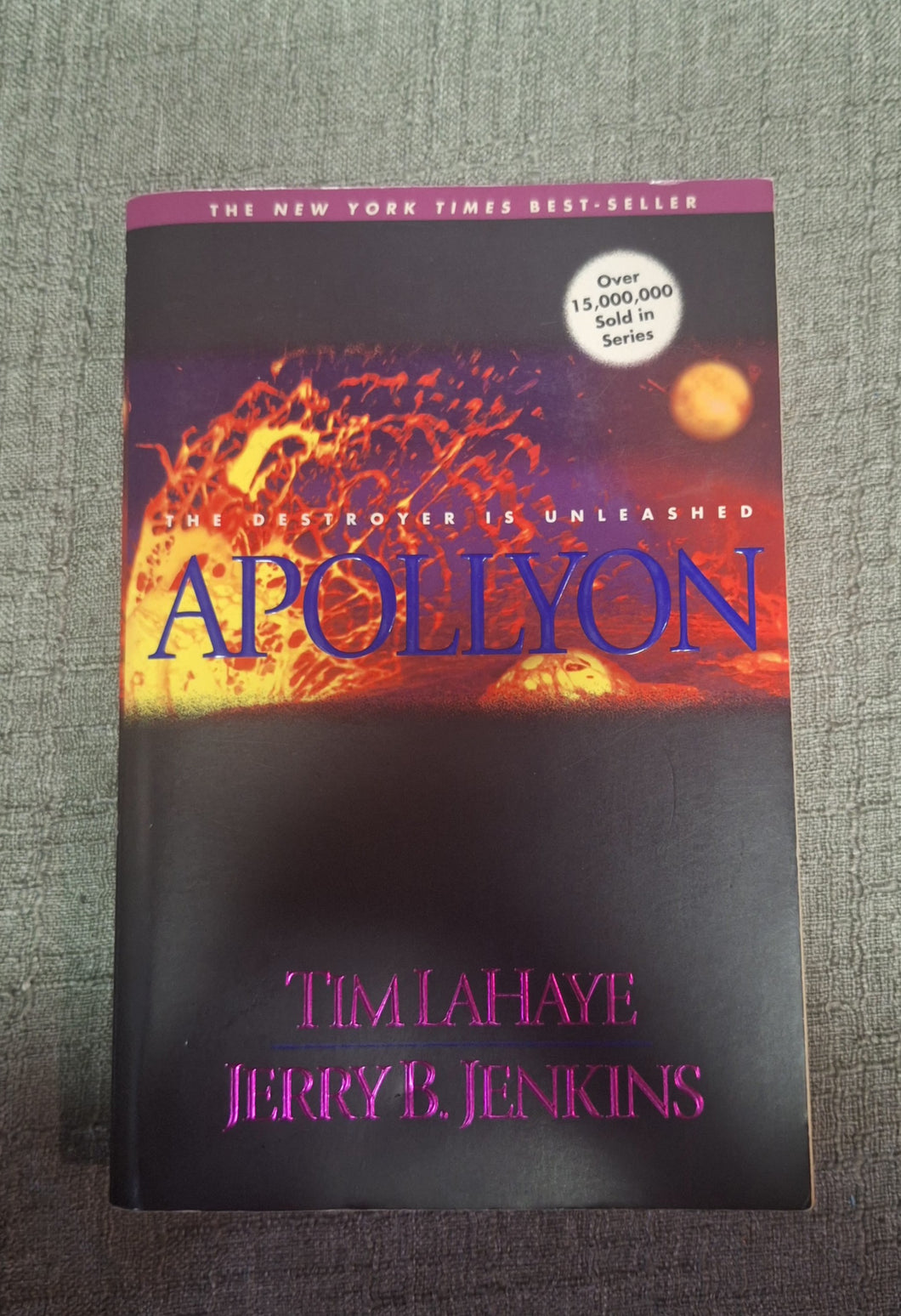 TIM LAHAYE & JERRY JENKI APOLLYON SOFTCOVER