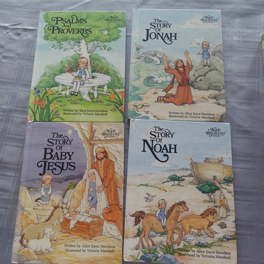 4 ALICE IN BIBLELAND BOO JESUS, JONAH, NOAH, PSAL