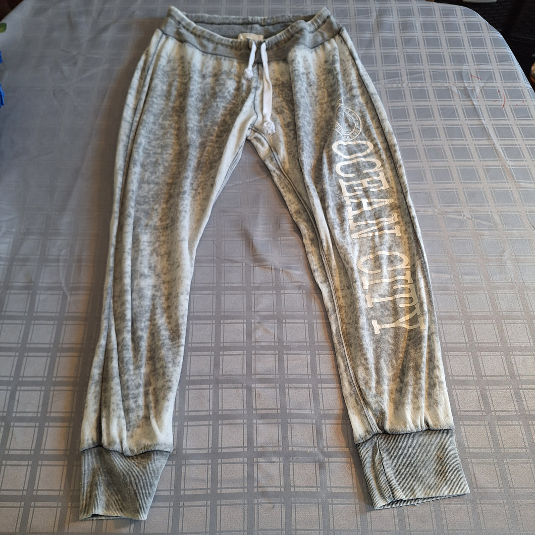 OCEAN CITY LIGHTWEIGHT SWEATPANTS MORE SHEER - size Junior Girls M (7-9)