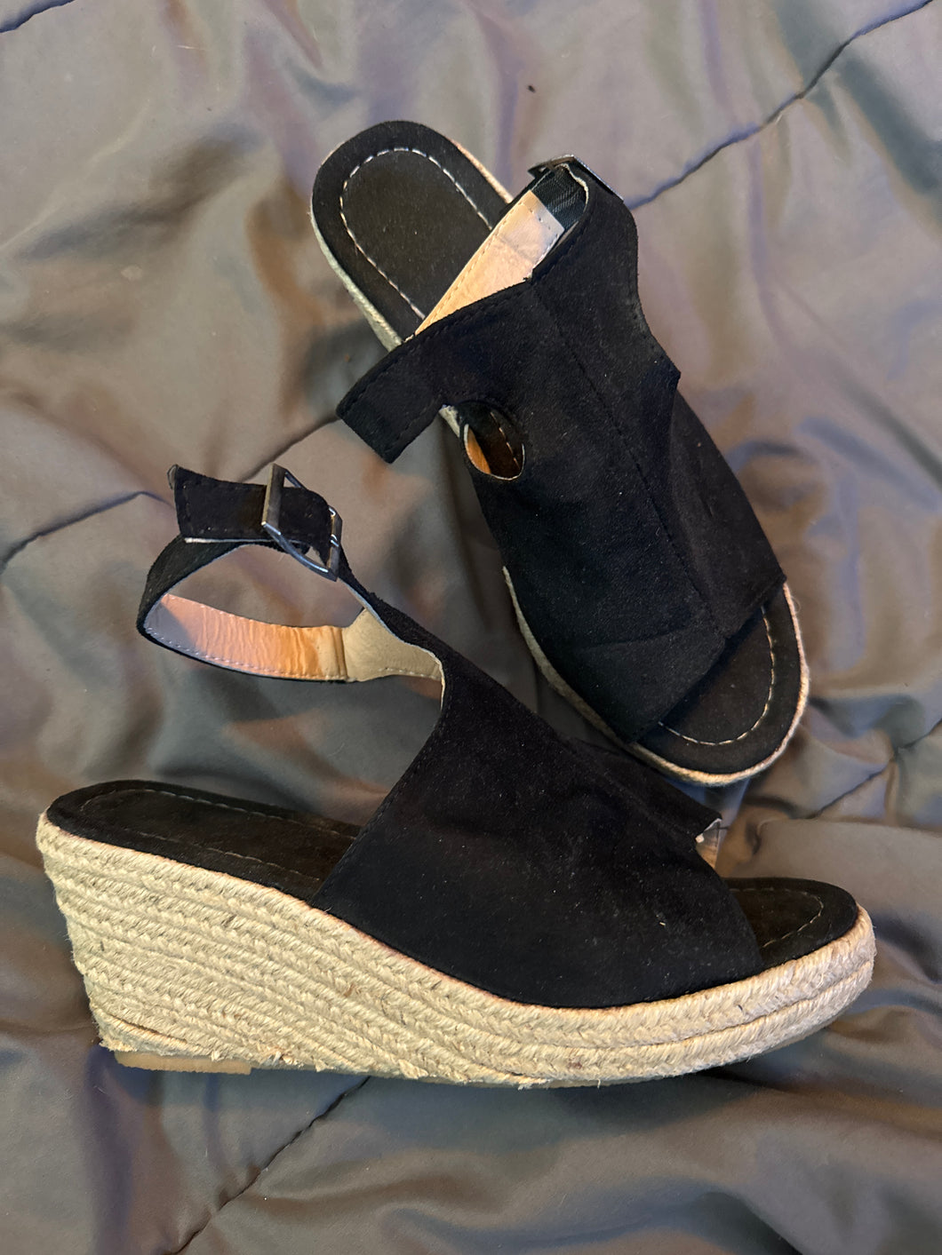 Black wedges NWOT - size Shoes-Womens 9