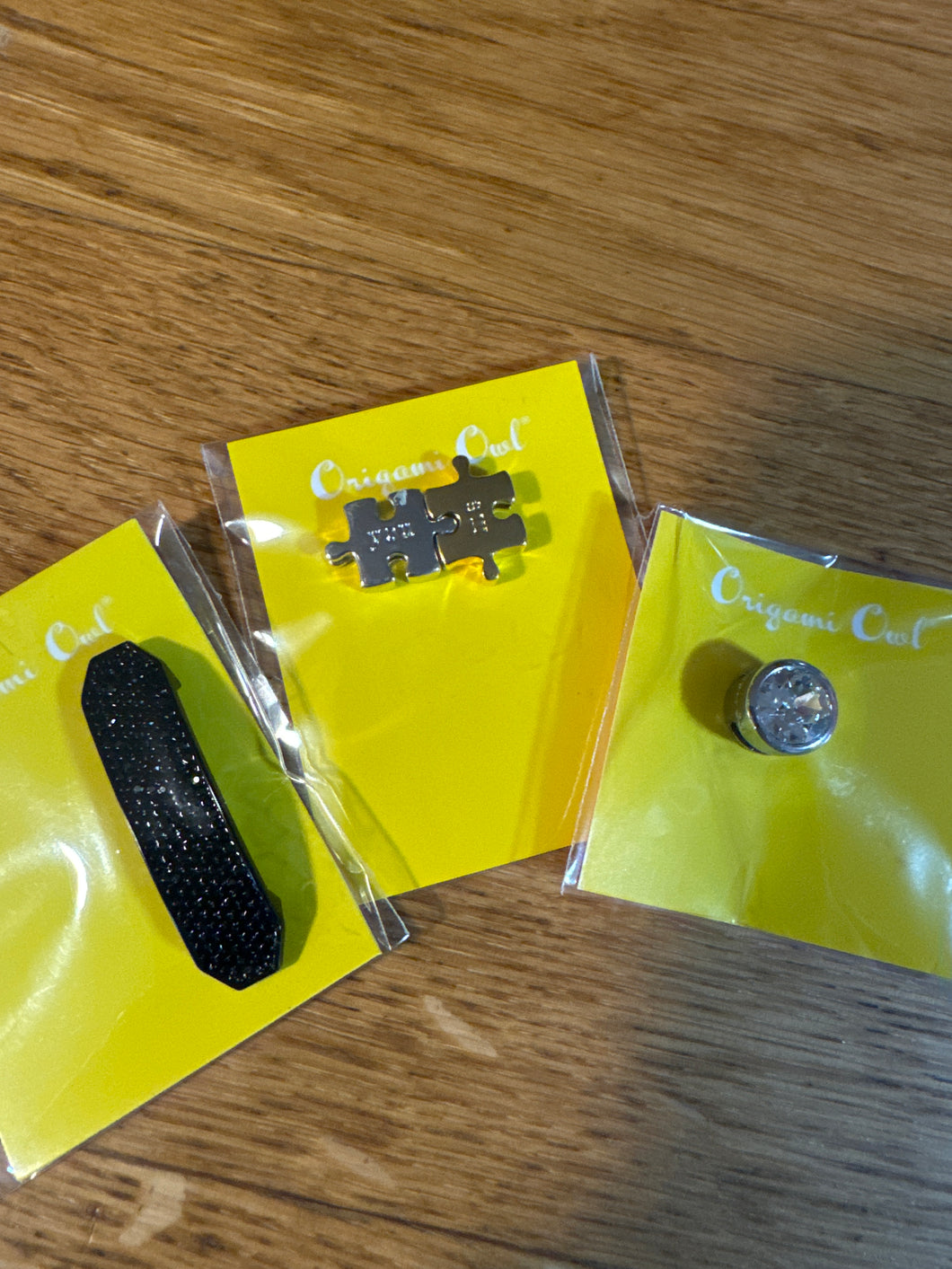 Lot of 3 NIP Origami Owl Sliders