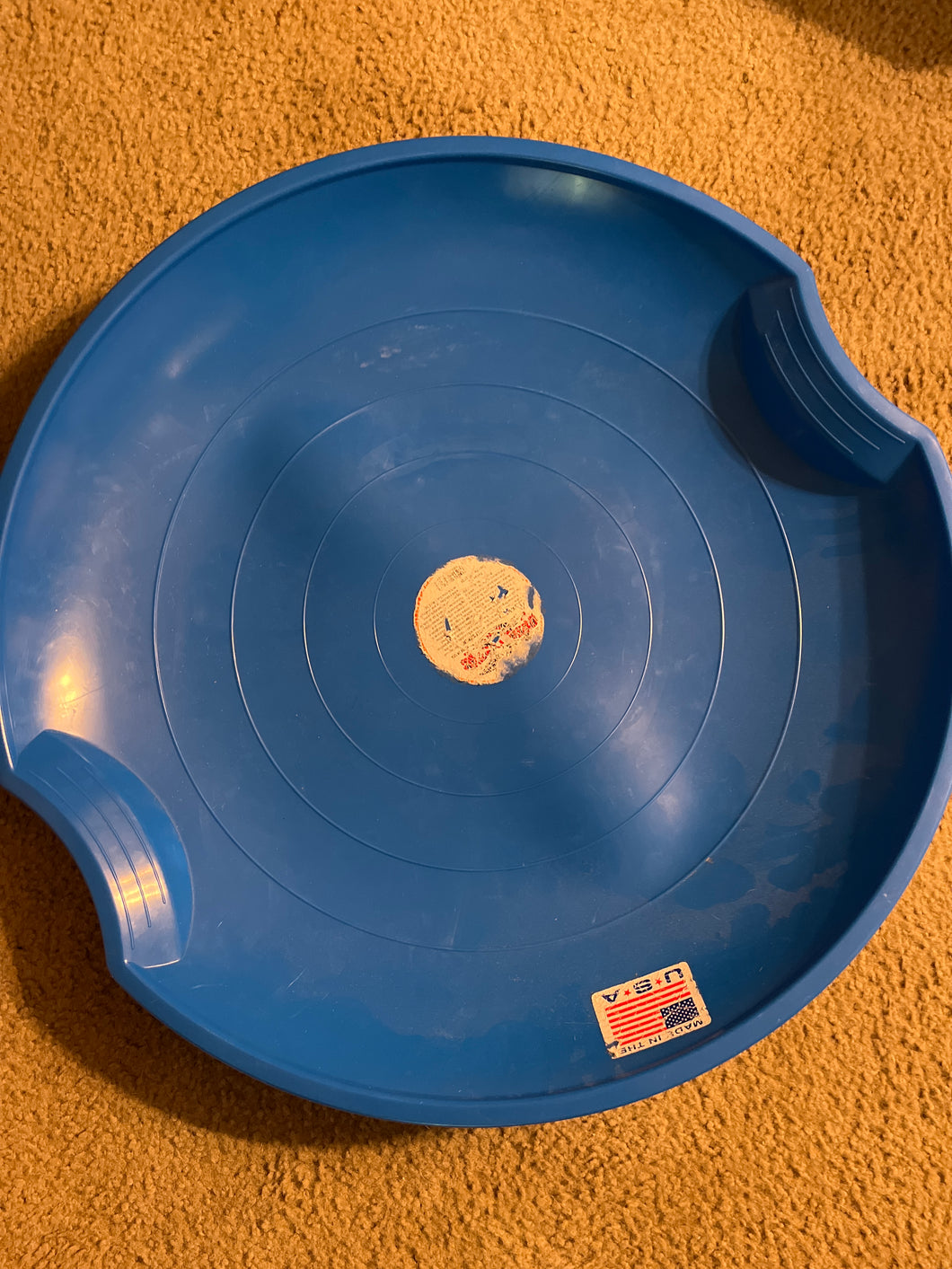 Blue Saucer sled