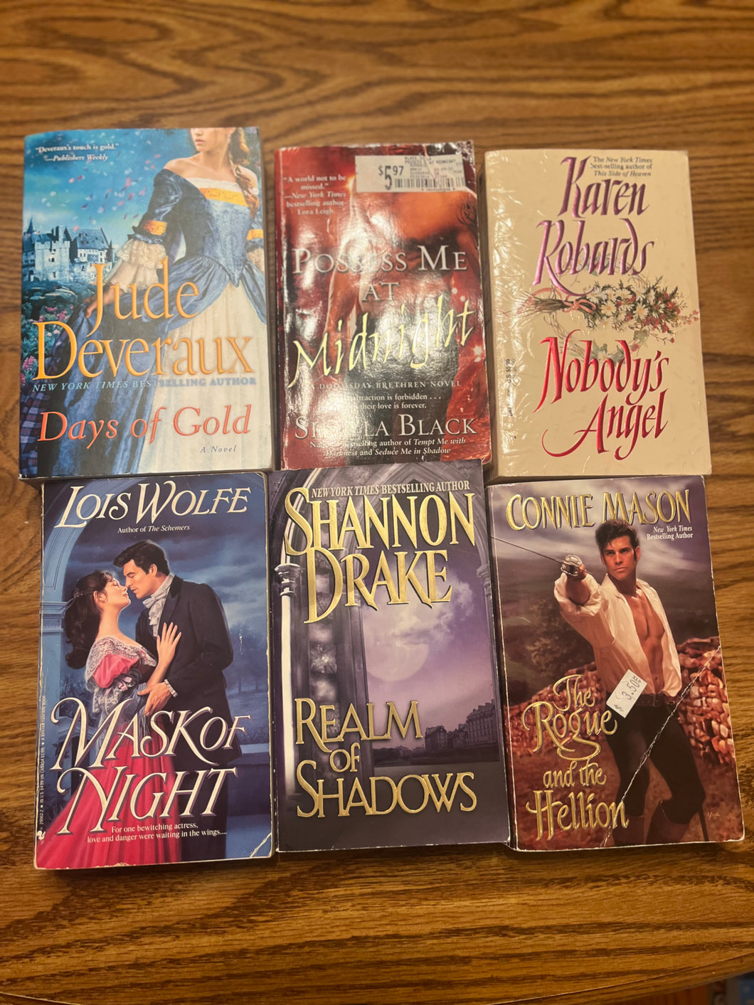 6 Romance books
