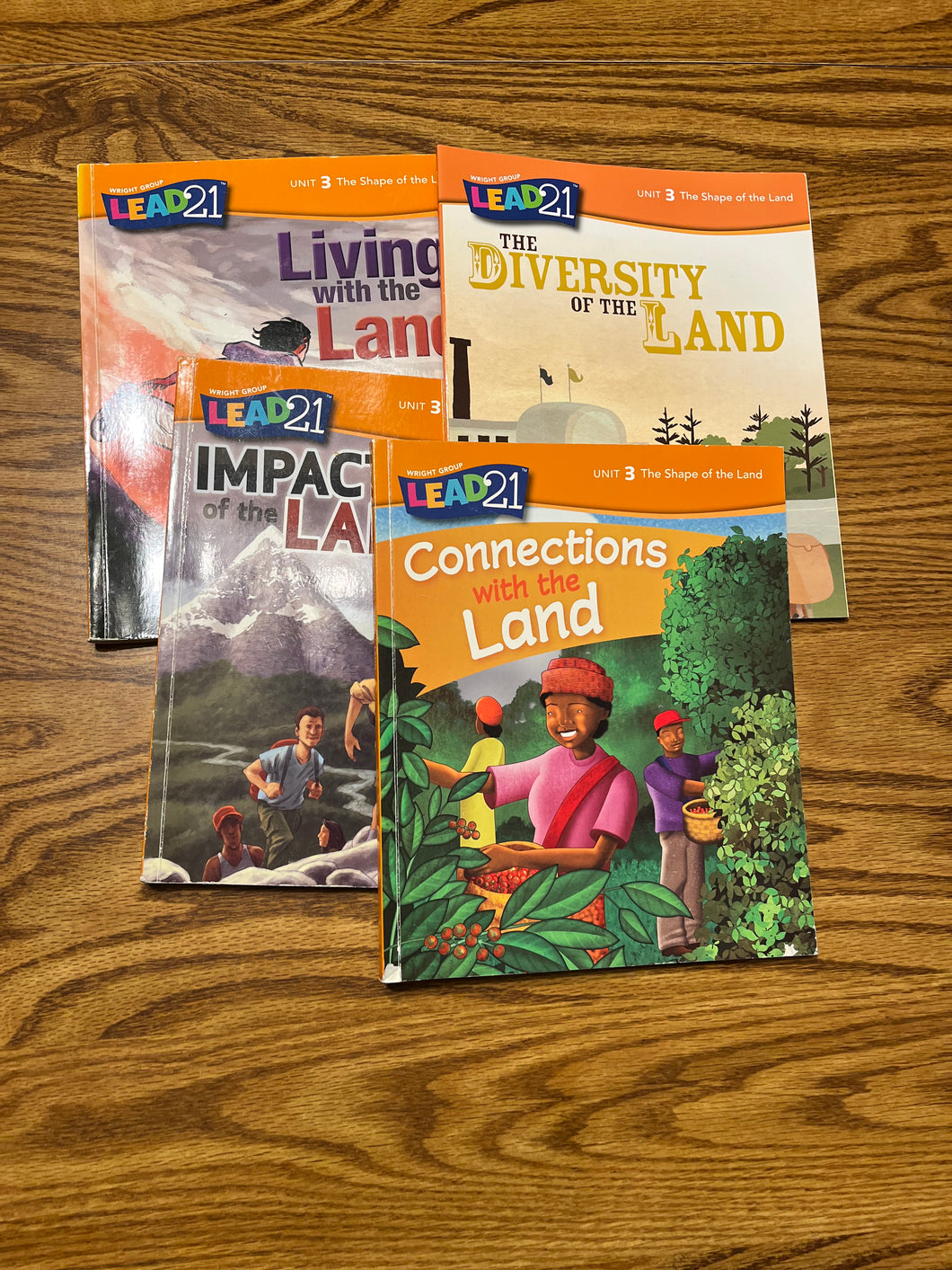 4 Lead 21 Unit 3 books all about the land