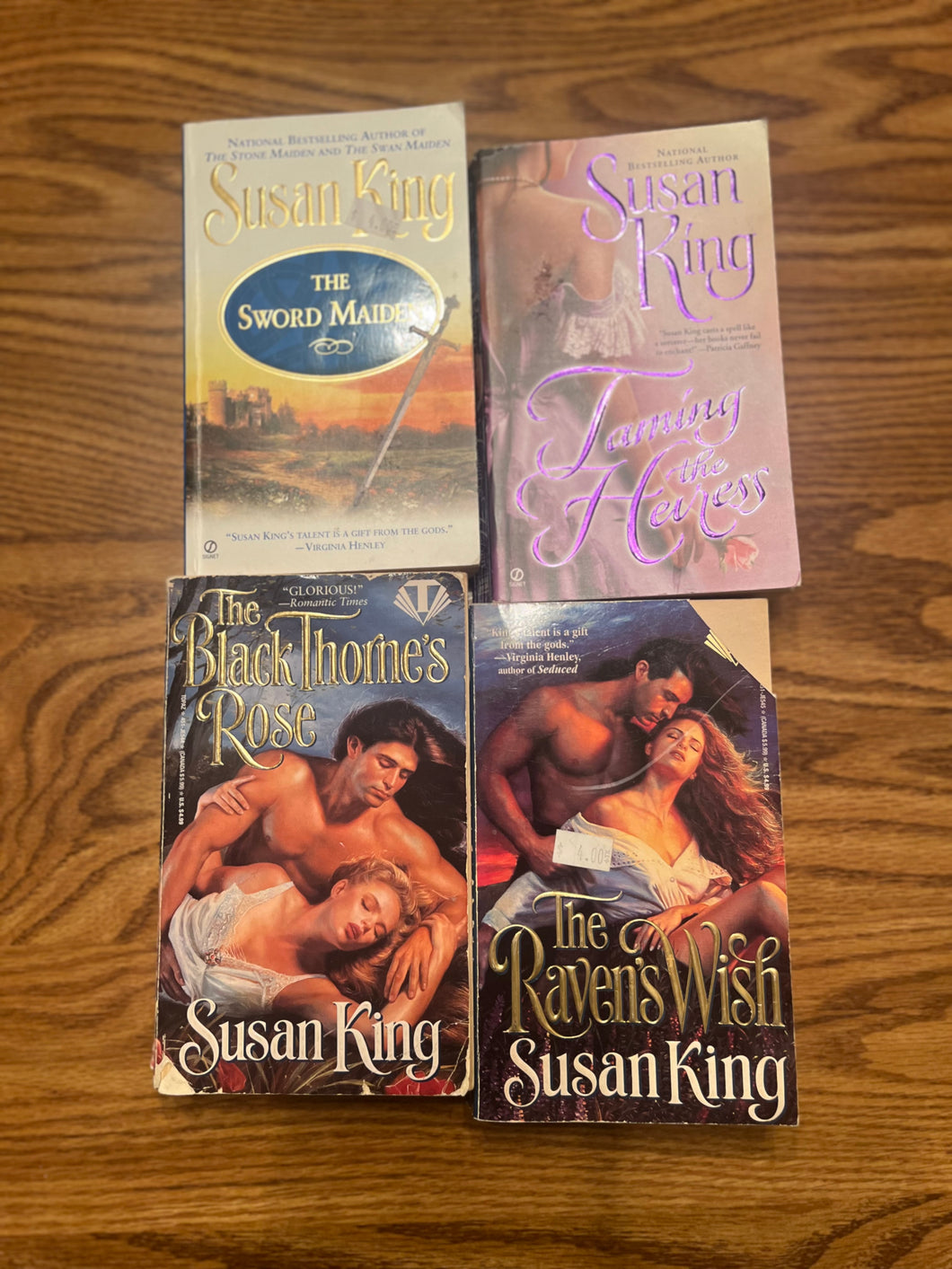 4 Susan King Romance books
