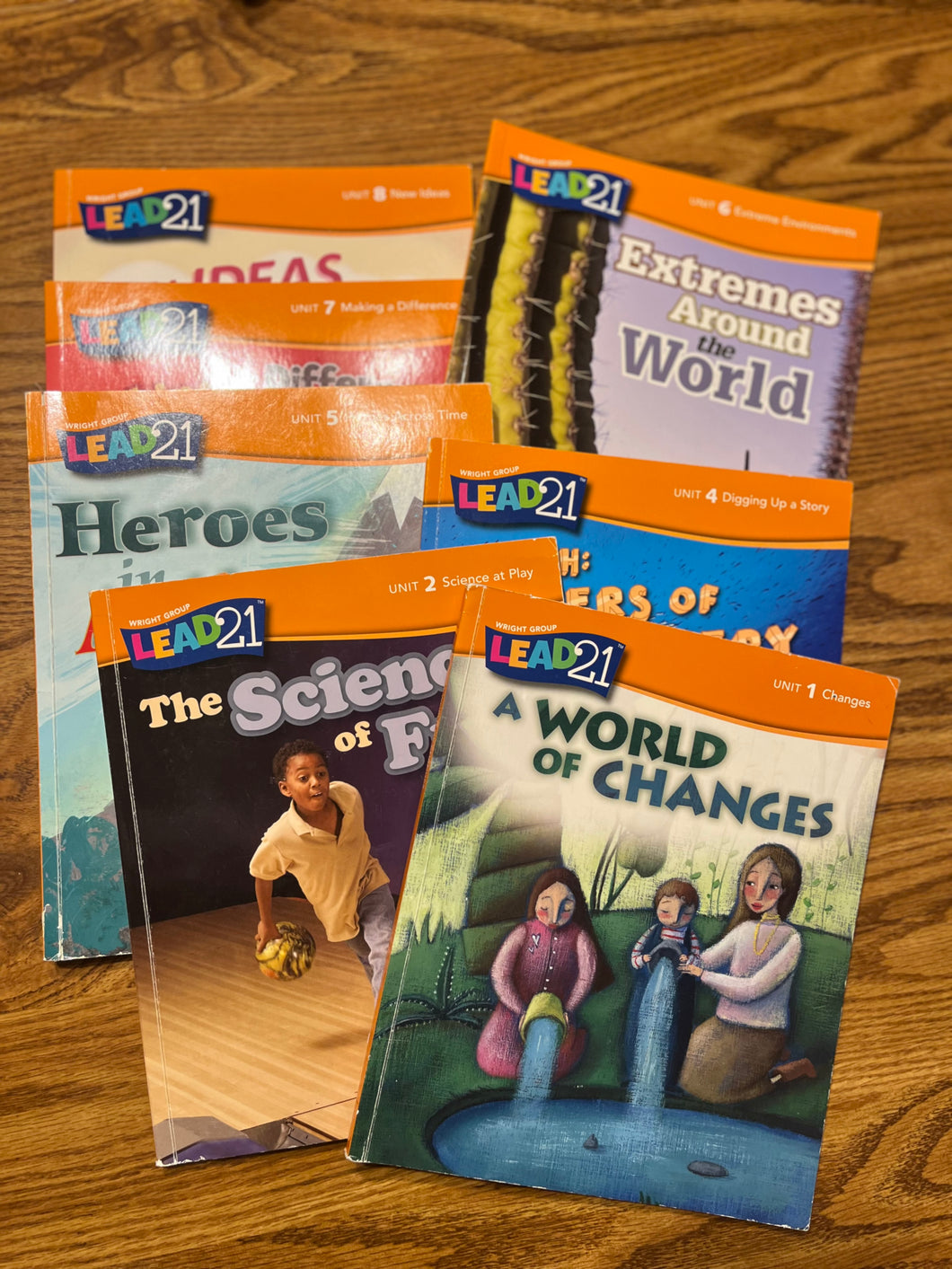 7 Lead 21 books units 1, 2,4,5,6,7,8