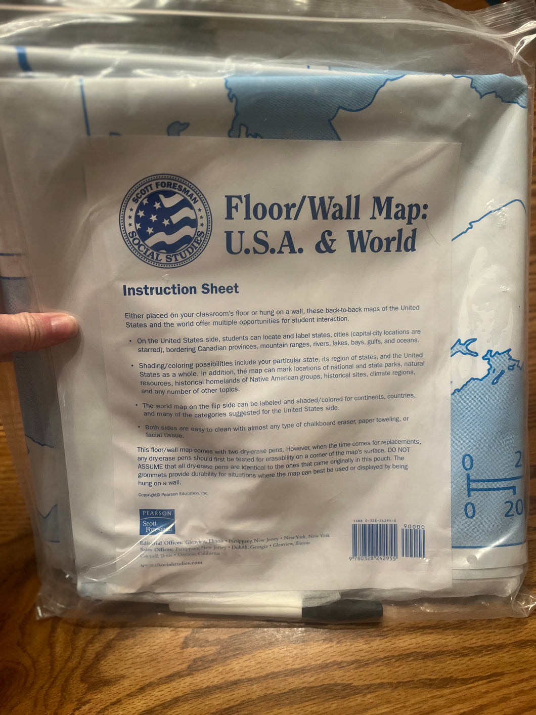 Floor/wall Map Dry Erase