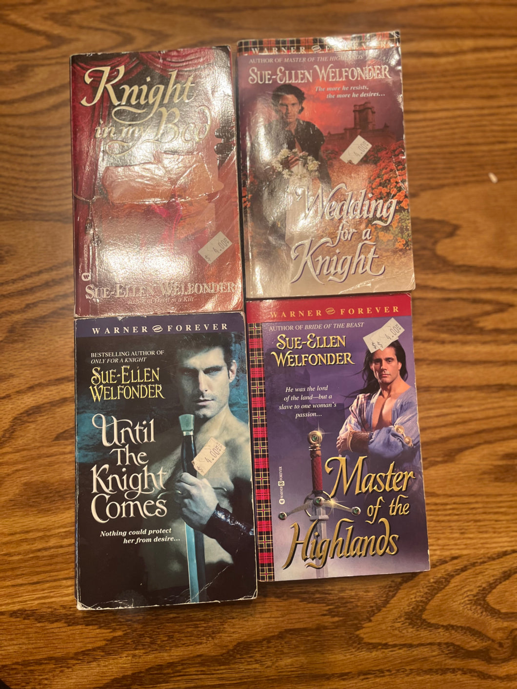 4 Sue-Ellen Welfonder Romance books