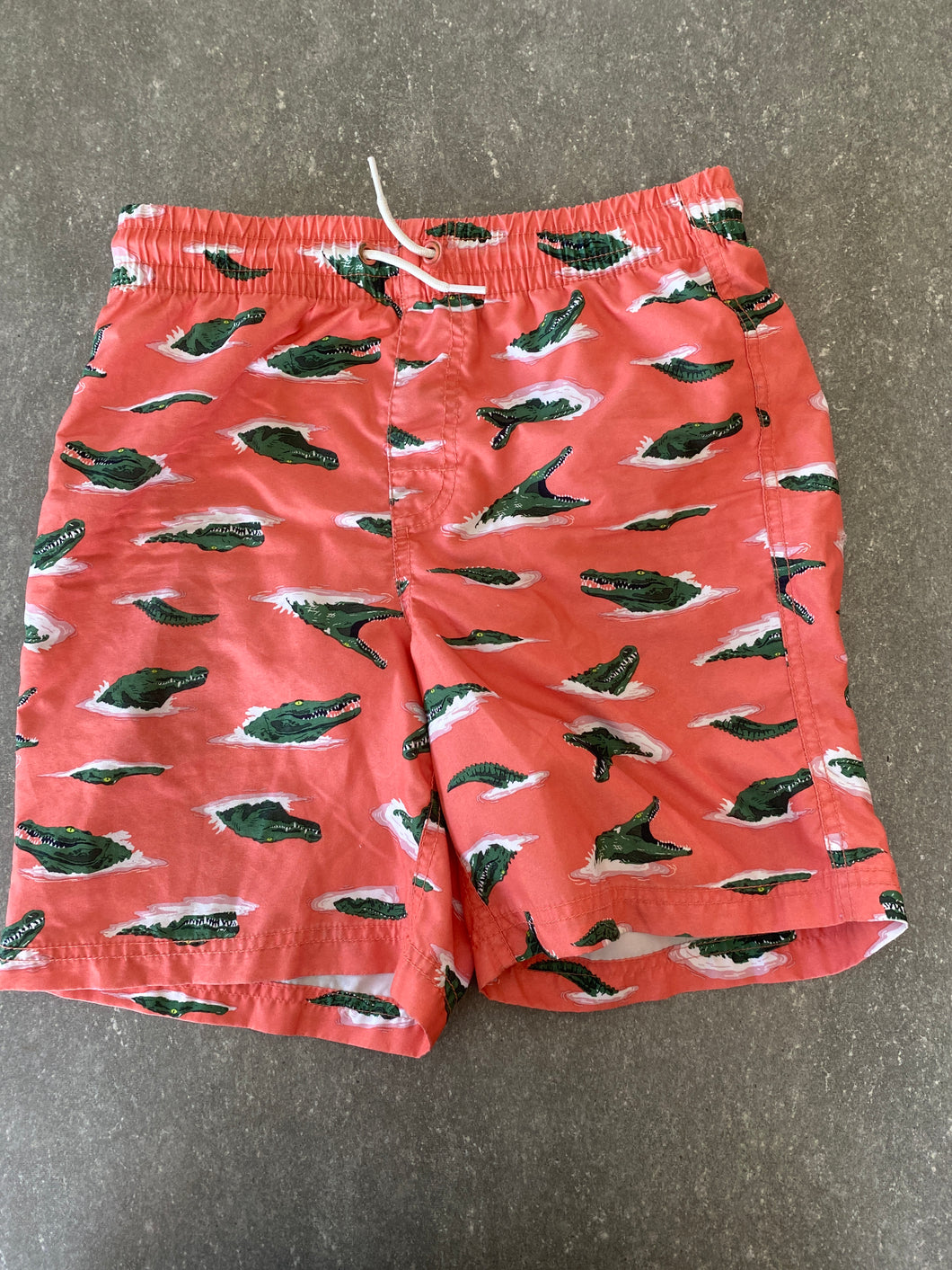 Swim Trunks Old Navy orange gator - size Kids 14