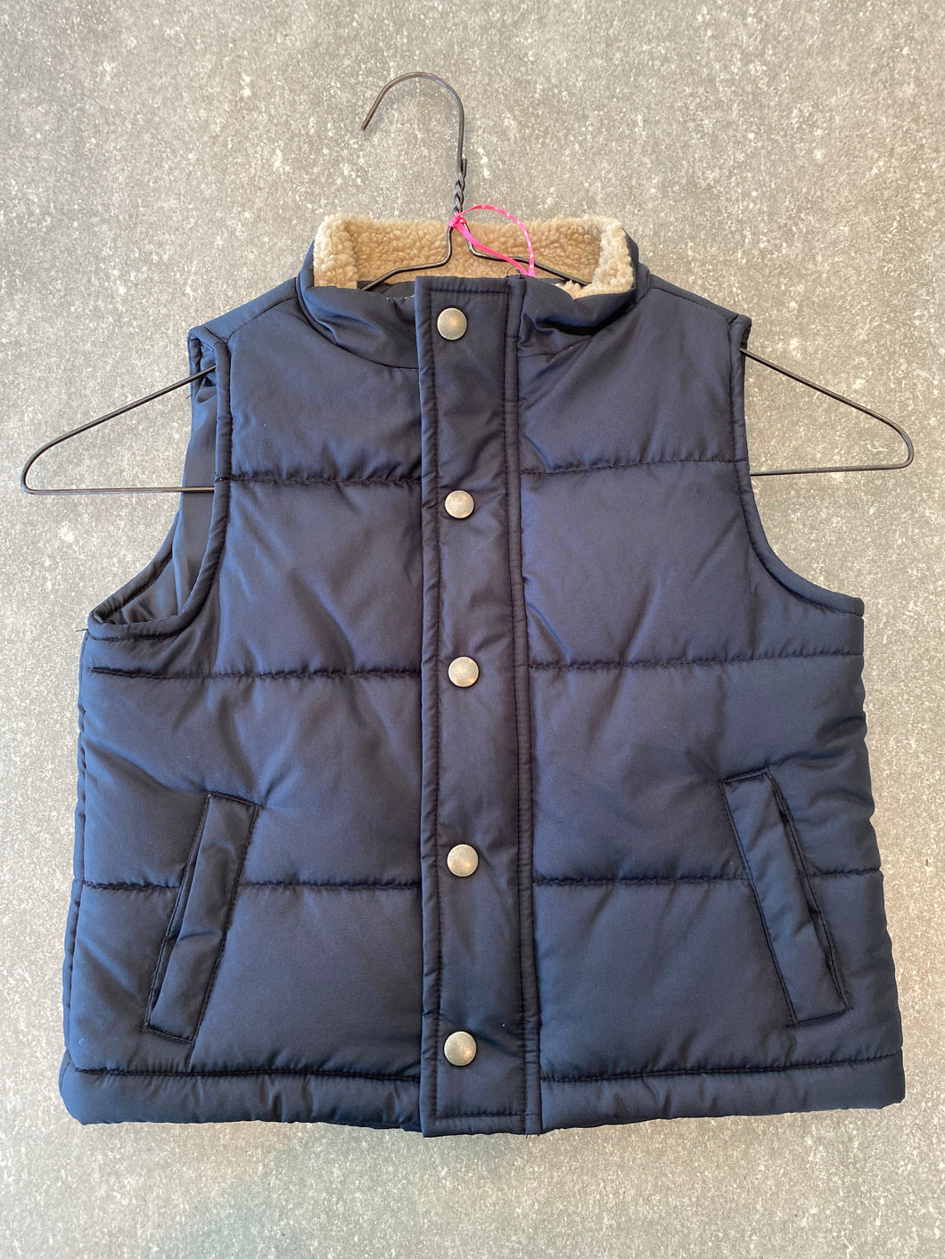 Gymboree puff vest Navy - size 12-18 Months