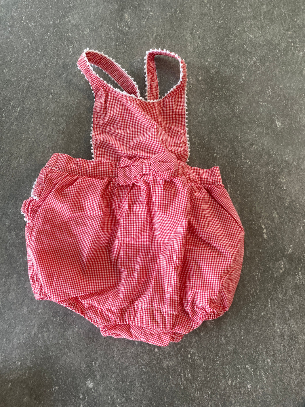 Janie & Jack romper Red/white - size 3-6 Months