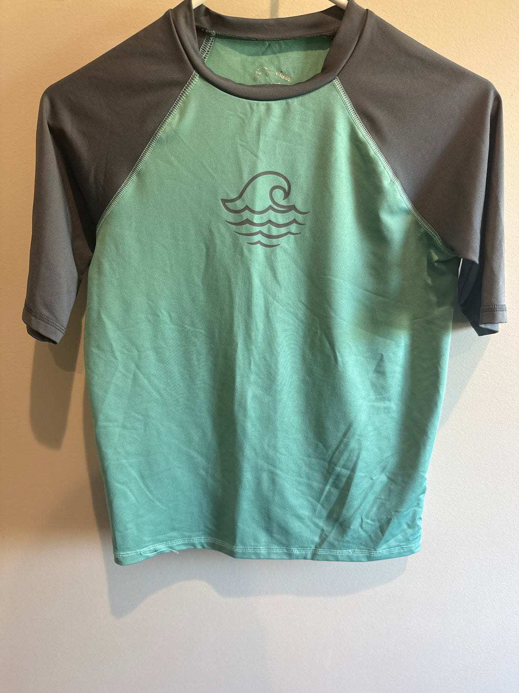 Art Class Swim Top Blue & Grey - size Kids 12