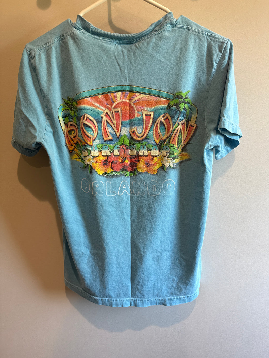 Blue Ron Jon Tee - size Mens S