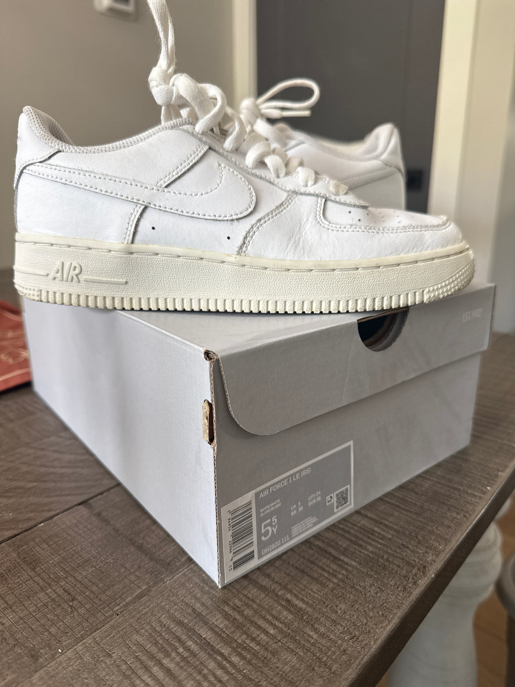 Nike Air Force One With box - size shoes-youth 5.5