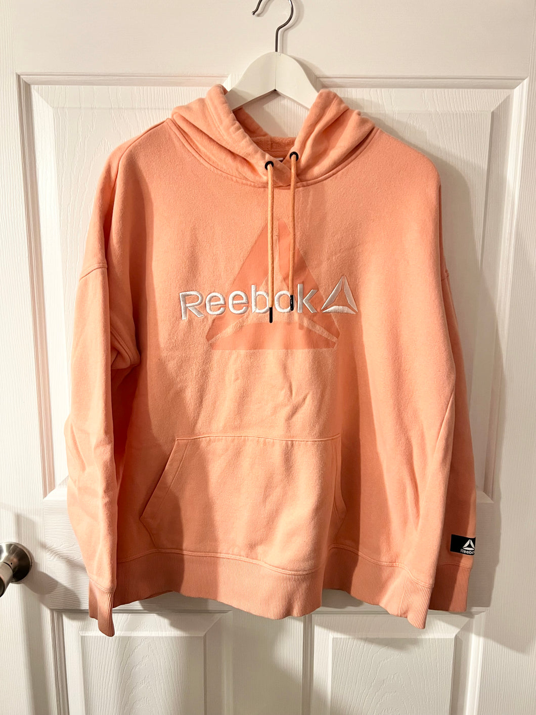 Reebok hoodie - coral - size Women L (12)