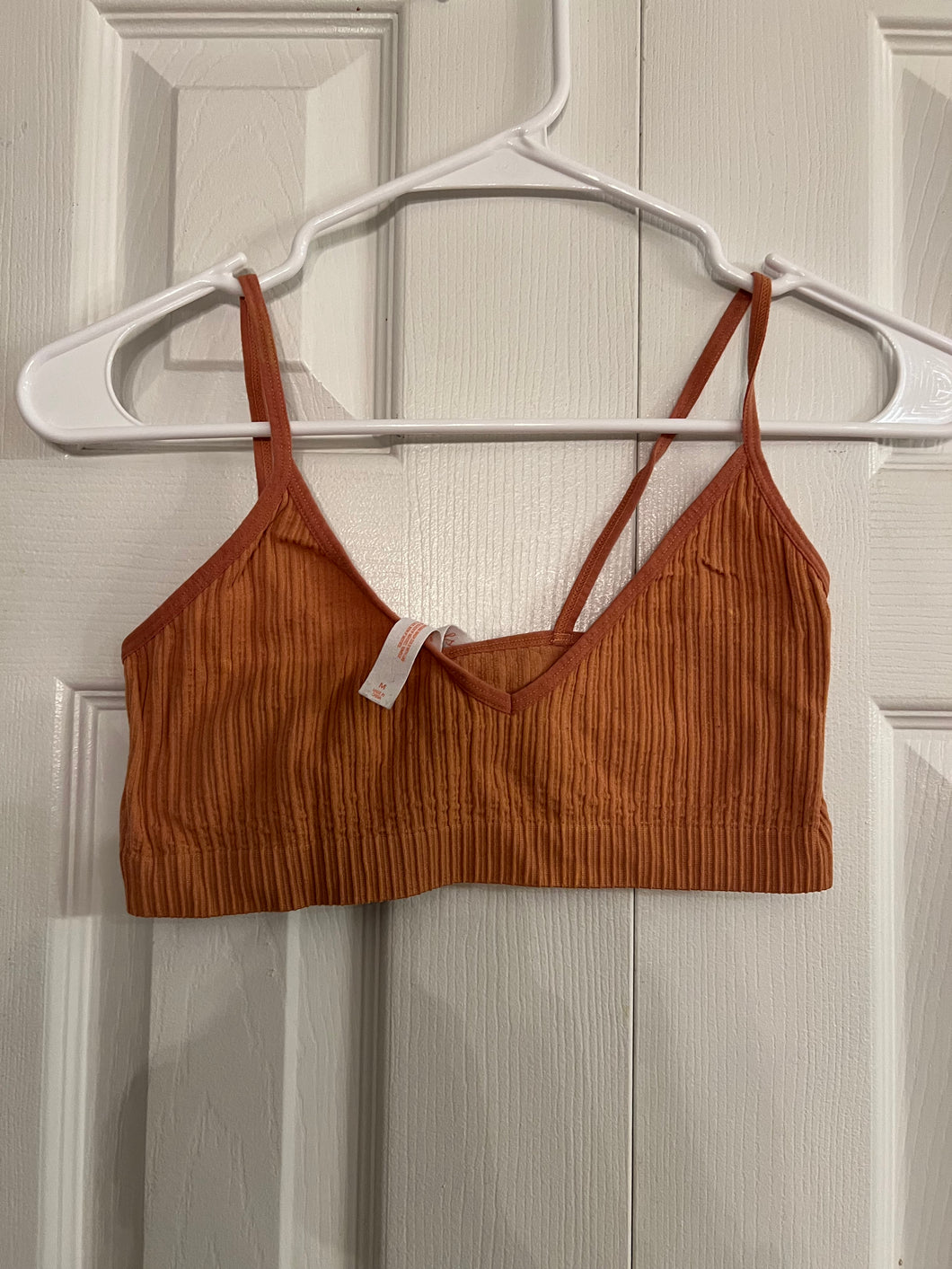 COLSIE TANK TOP CROP LIGHT BROWN - size Junior Girls M (7-9)