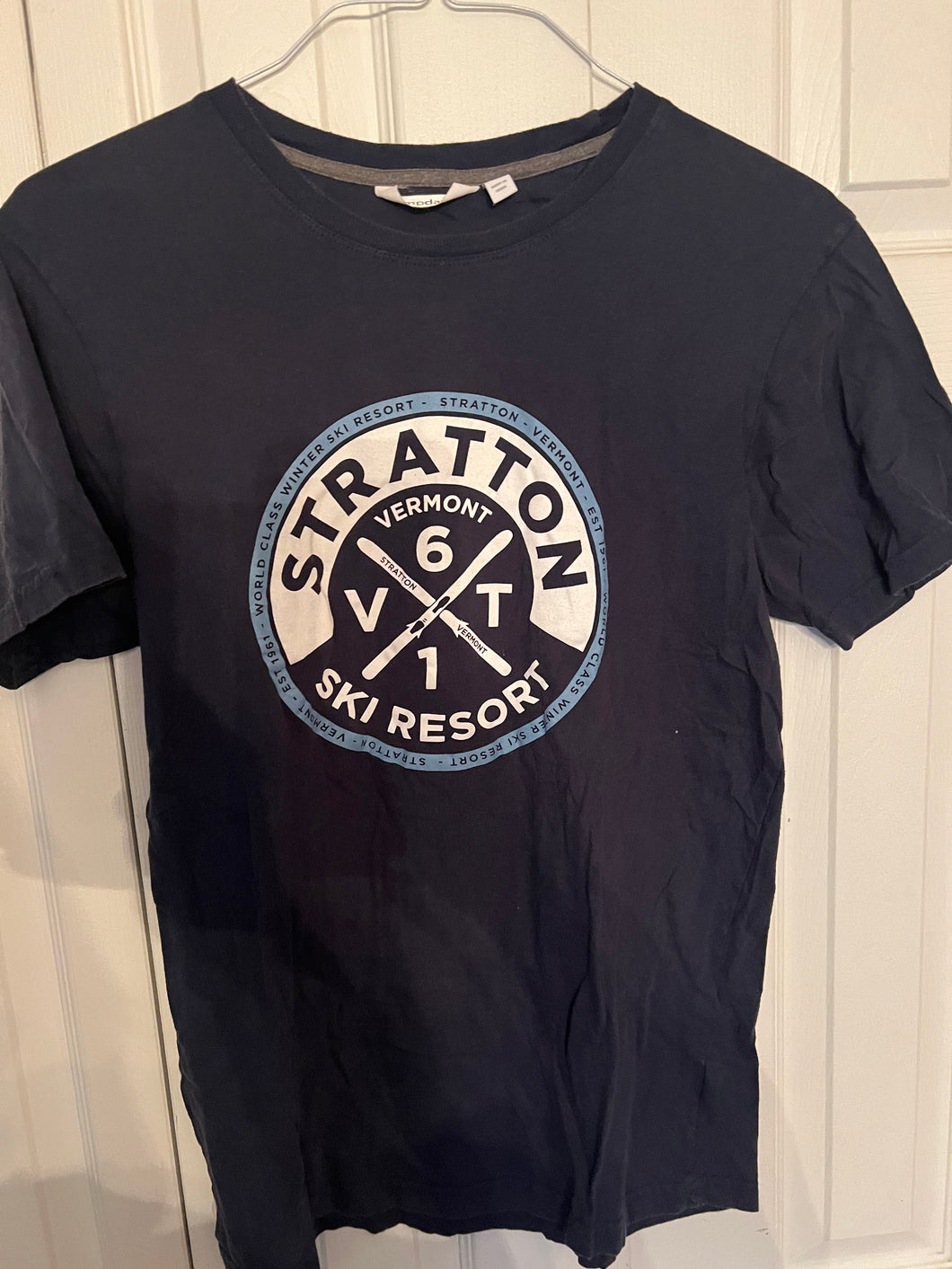 STRATTON MOUNTAIN TSHIRT BLUE - size Women S (4-6)