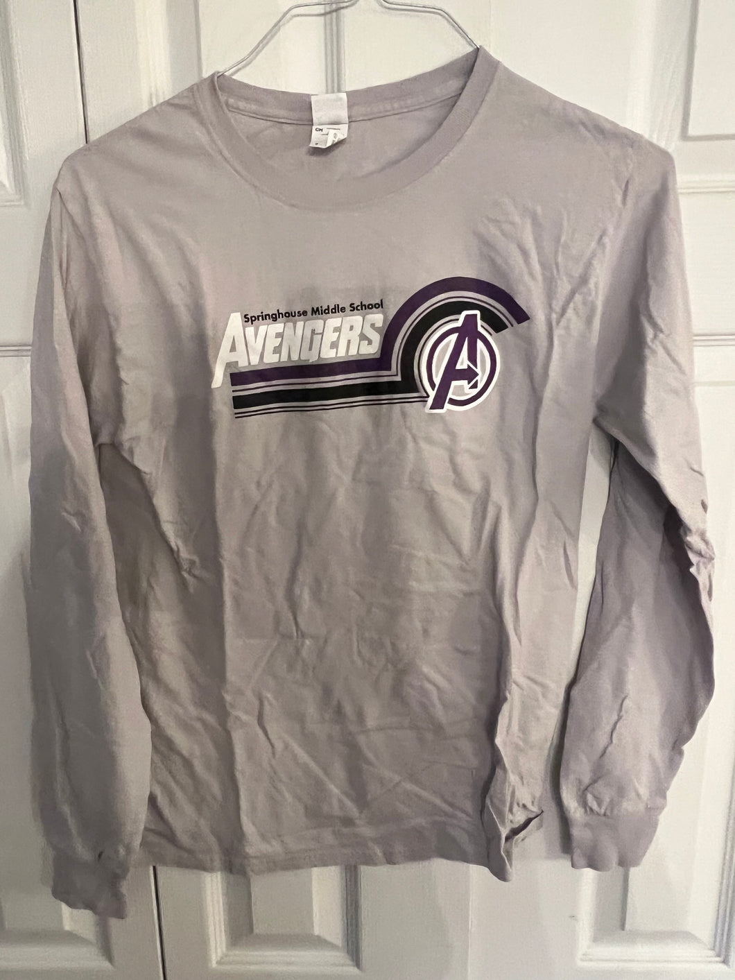 AVENGERS TSHIRT long slv SPRINGHOUSE MIDDLE SCHOO - size Mens S