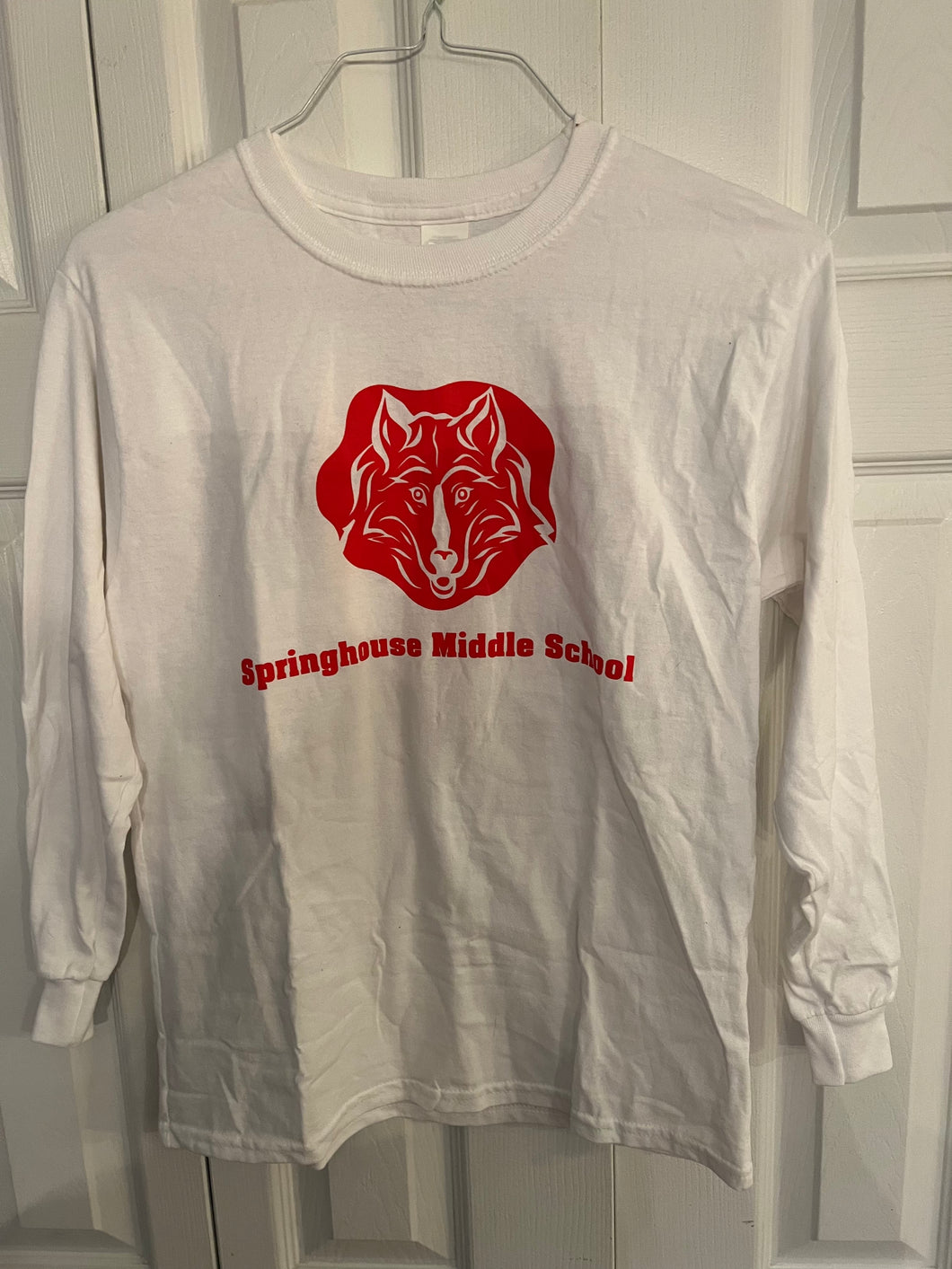 SPRINGHOUSE MIDDLE SCHOOL LONG SLV SHIRT - size Mens S