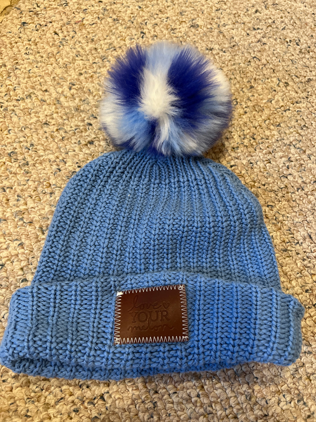 LOVE YOUR MELON KNIT HAT - BLUE