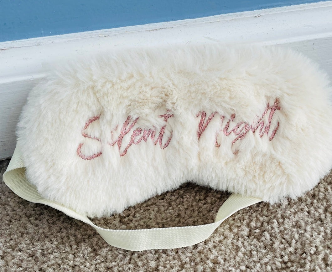 Silent Night fuzzy Sleep mask