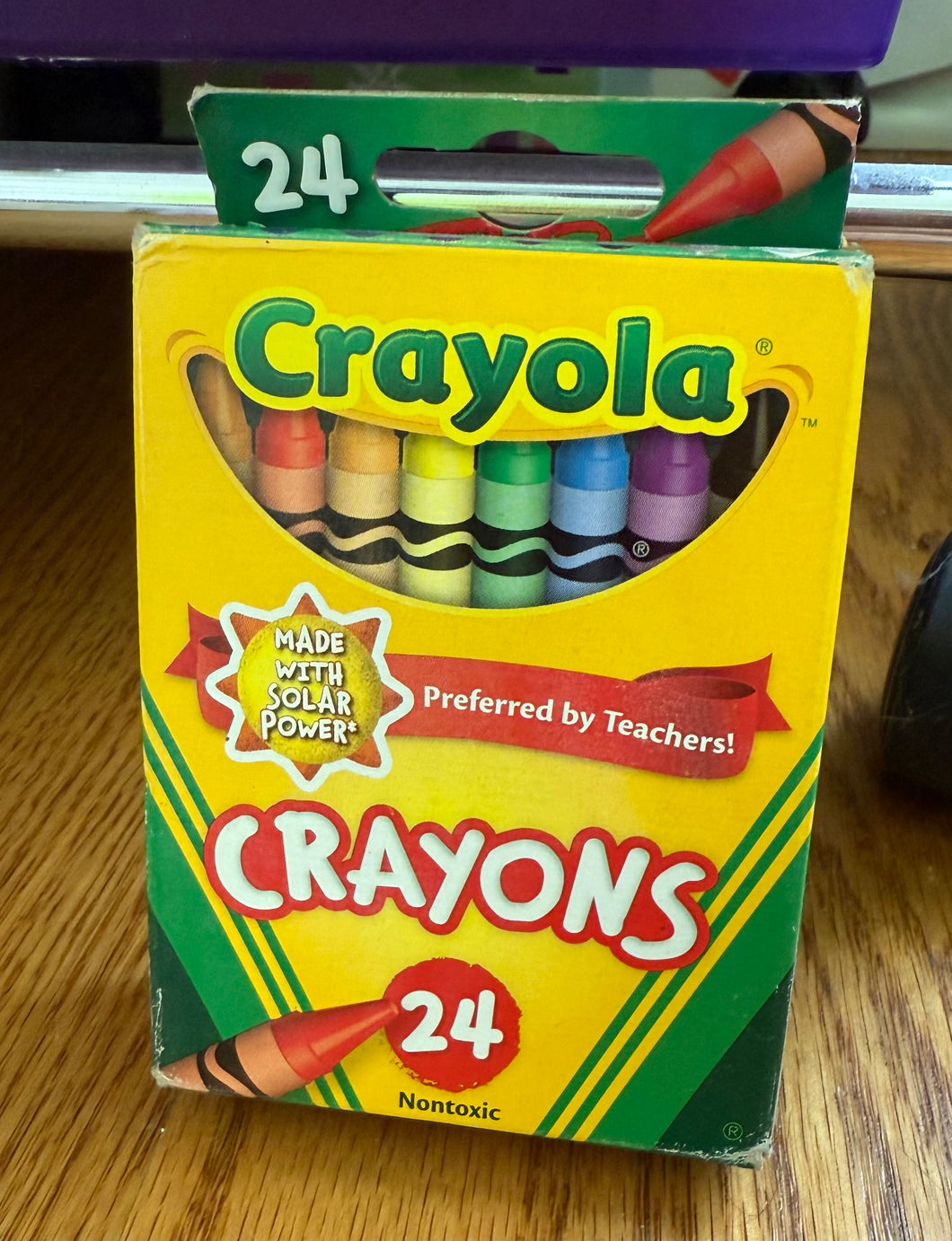 Box of crayons