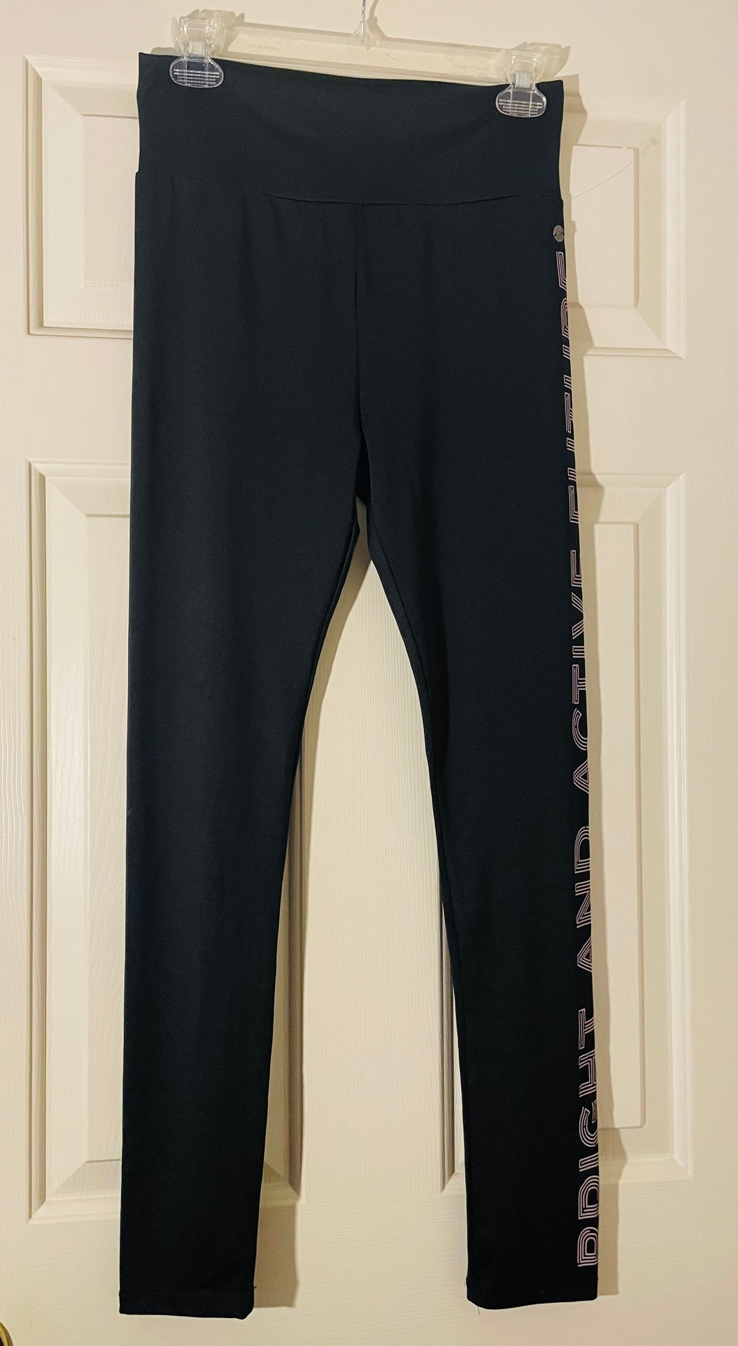 Bright and Active Future black leggings - size Junior Girls S (3-5)
