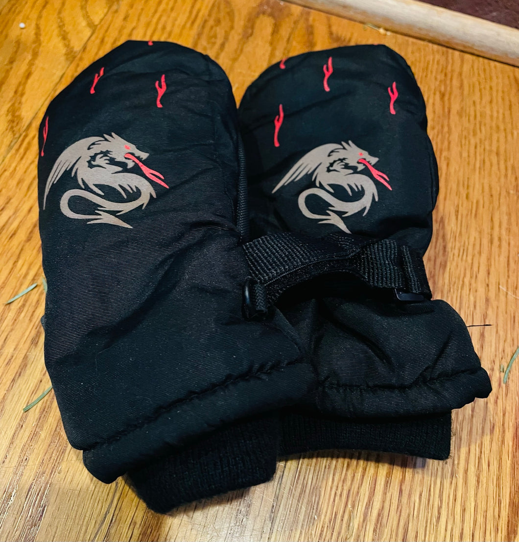 Dragon mittens small