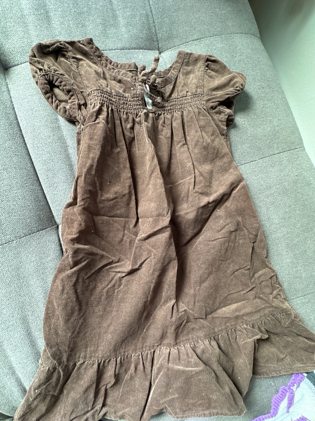 Cheeroke dress Brown short sleeve - size 5T/5