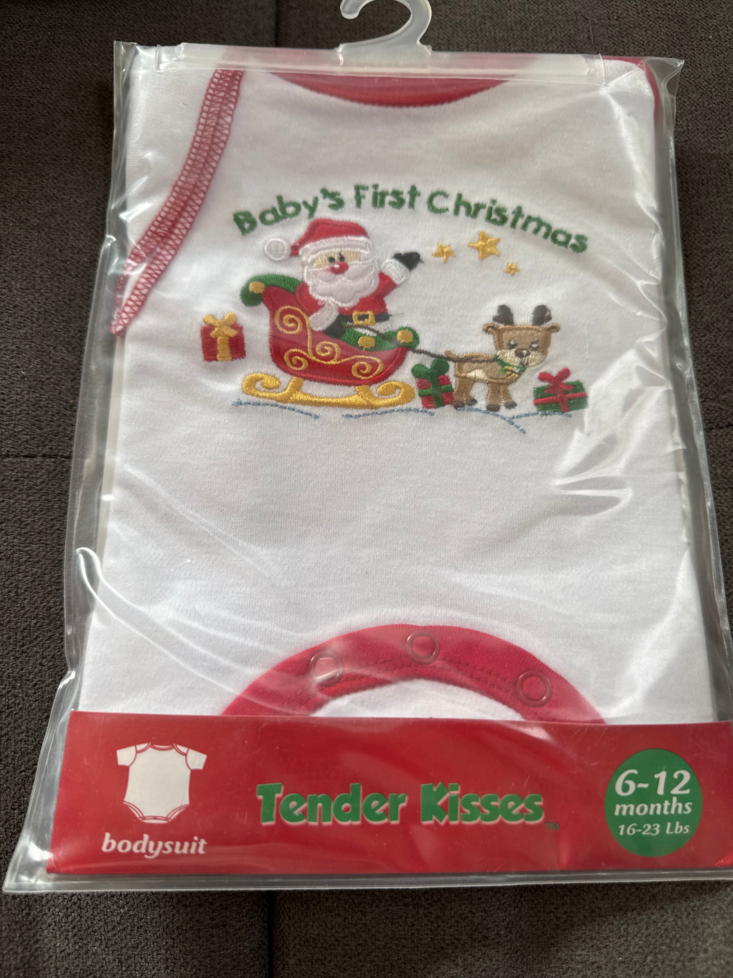 NWT first Christmas - size 6-9 Months