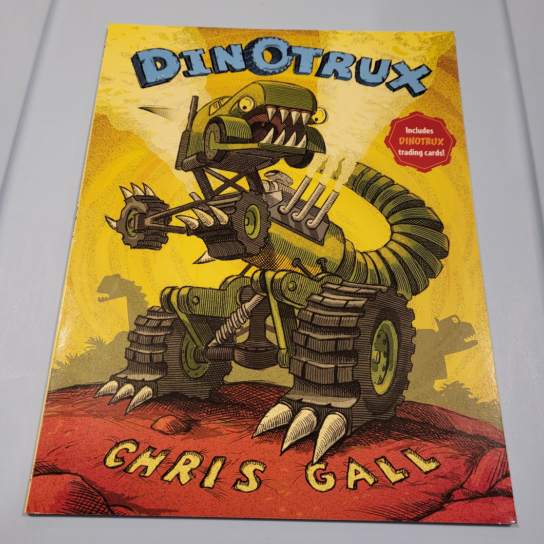 DinoTrux Picture Book By C.Gall, trading cards