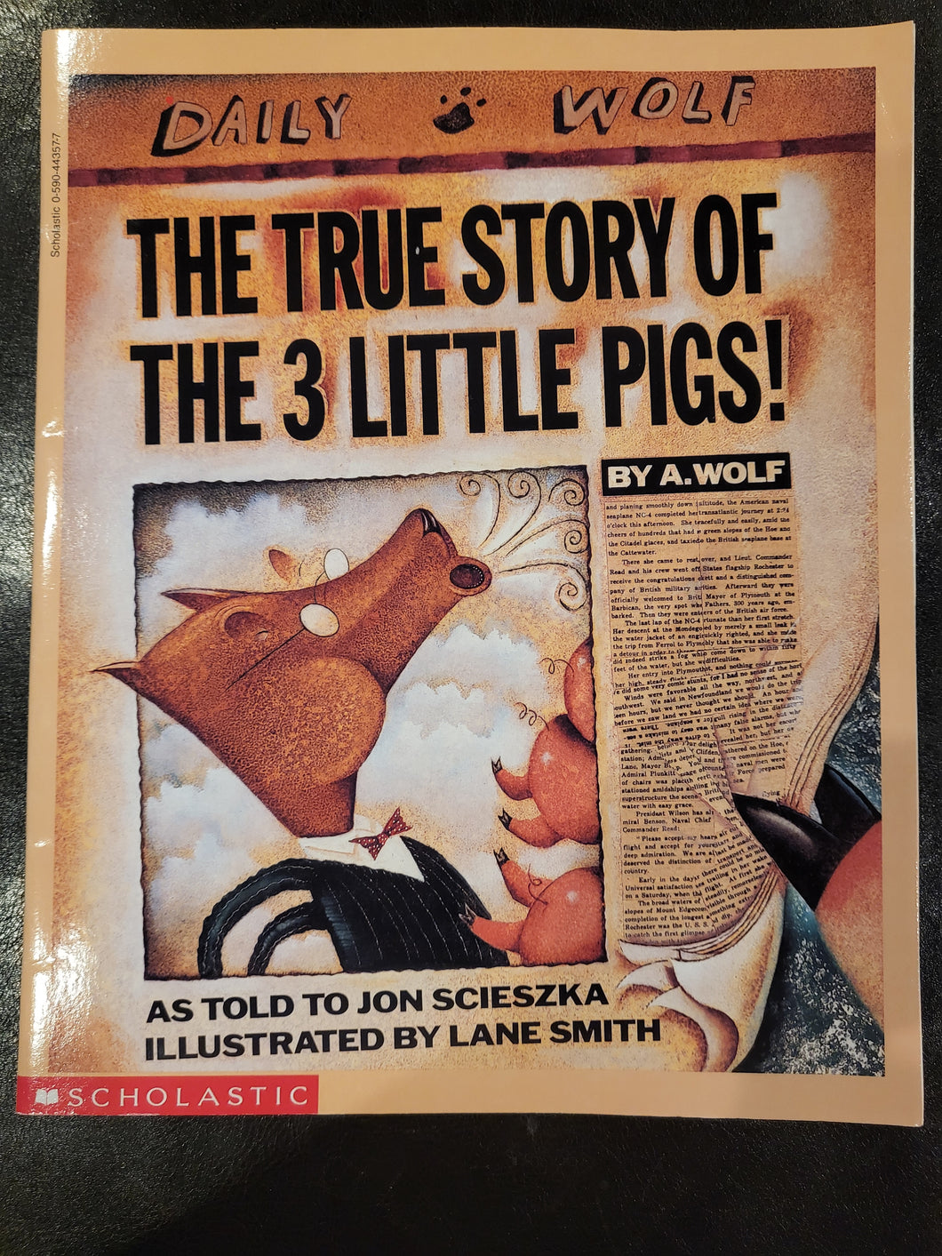 True Story of the Three Little Pigs! Story Book