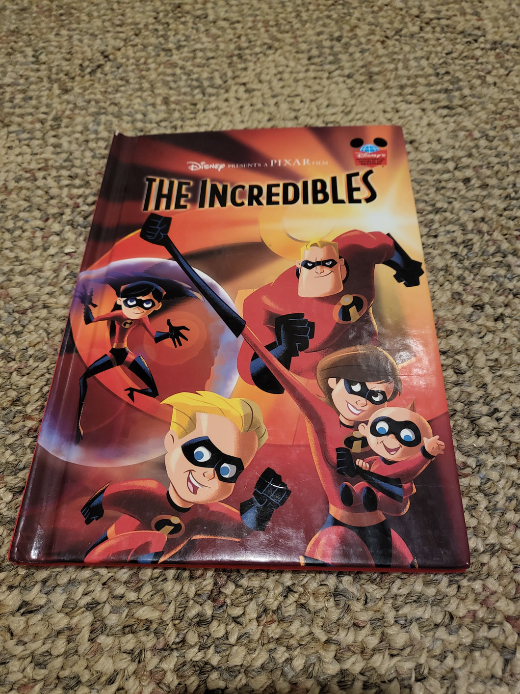 DisneyPixar: Incredibles Hard Cover Picture Book